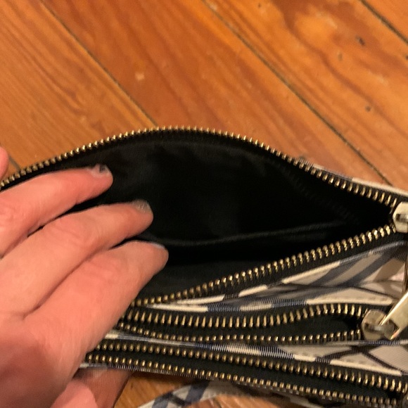 Apt. 9 safekeeper RFID-blocking small blue plaid purse - Picture 7 of 14